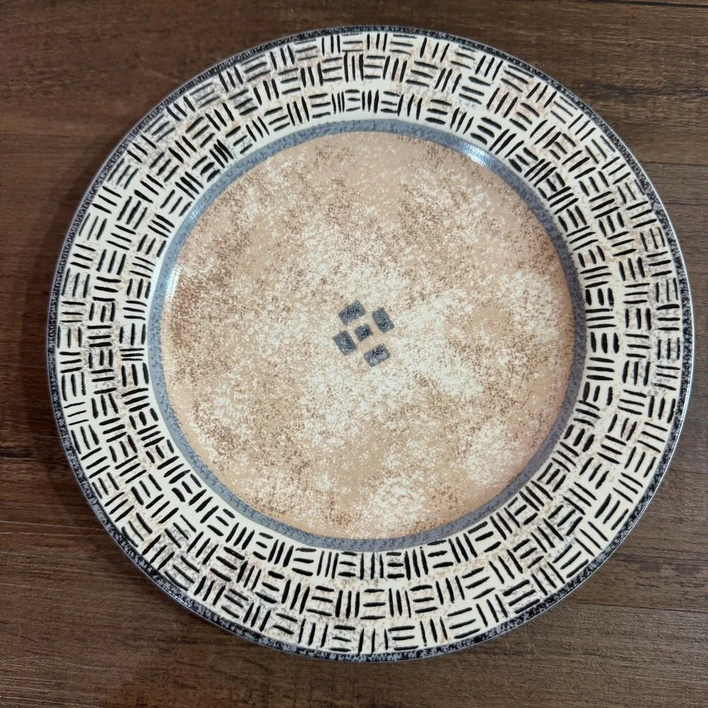 VTG Sakura Terrain Salad Plates Set of 6, Sue Zipkin Oneida 8.25